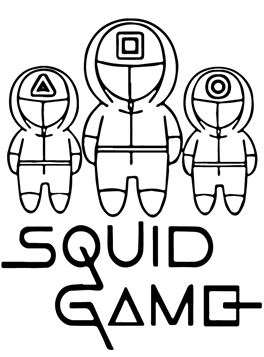 Kids-n-fun.de | 15 Ausmalbilder von Squid Game